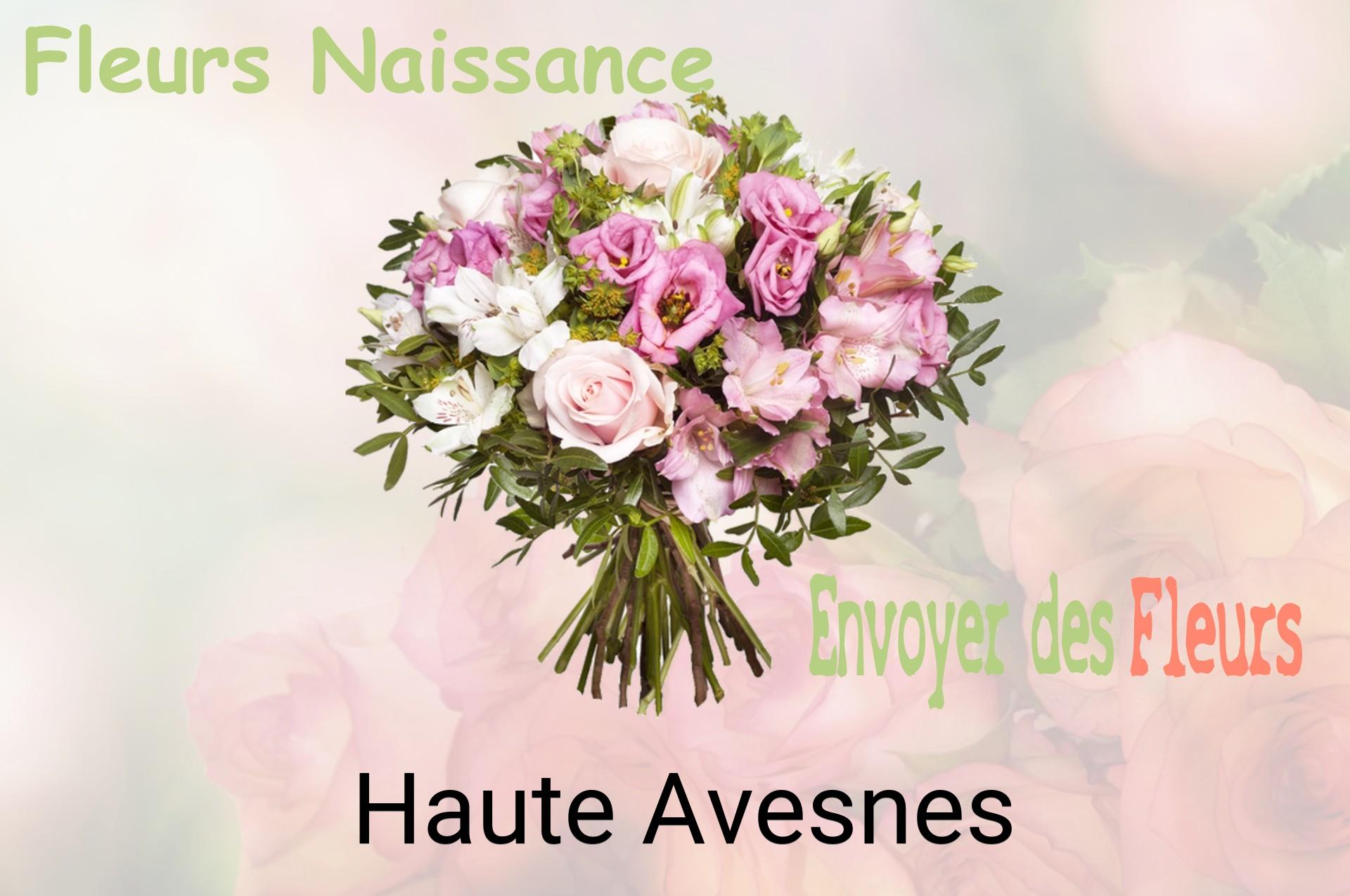 Bouquet de fleurs de naissance livré à Haute-Avesnes